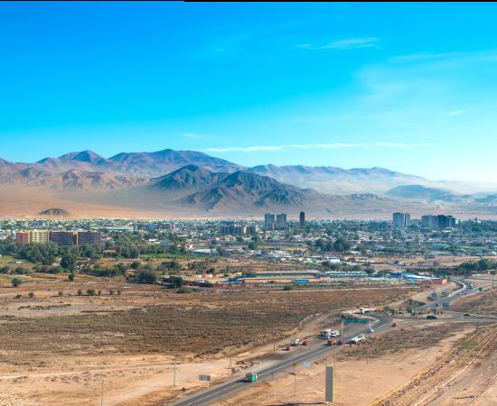 Cable and pipe floats significantly influence Calama's industrial growth.