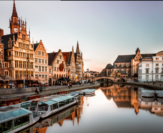 Ghent, Belgium_ Historic city with modern industries and innovation.