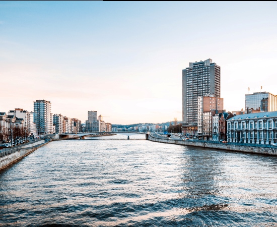 Liege industrial city in Wallonia, Belgium, known for diverse economic sectors