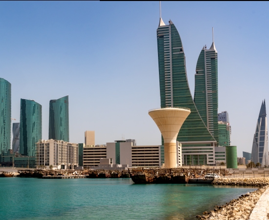 Manama, vibrant capital city Bahrain_ economic activity, industries, strategic location