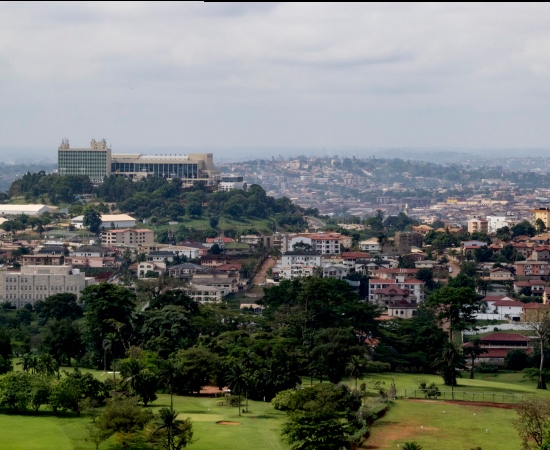 Vibrant Yaoundé, Cameroon, hub for agriculture, manufacturing, and services.